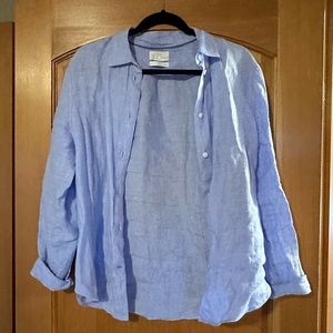 J Crew linen top